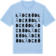 Blue Soul t-shirt med Käderöd ordlek t-shirt