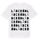 Käderöd ordlek t-shirt