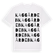 Kaggården ordlek t-shirt