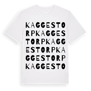 Kaggestorp ordlek t-shirt – ekologisk bomull t-shirt från Pinshirt