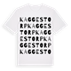 Kaggestorp ordlek t-shirt