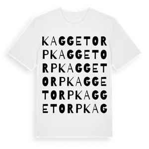 Kaggetorp ordlek t-shirt – ekologisk bomull t-shirt från Pinshirt