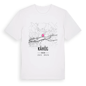 Kåhög karta t-shirt – ekologisk bomull t-shirt från Pinshirt