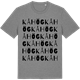 Mid Heather Gray t-shirt med Kåhög ordlek t-shirt