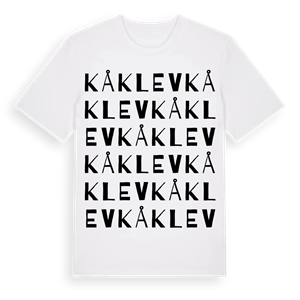 Kåklev ordlek t-shirt – ekologisk bomull t-shirt från Pinshirt