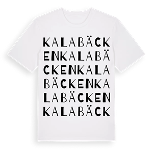 Kalabäcken ordlek t-shirt – ekologisk bomull t-shirt från Pinshirt