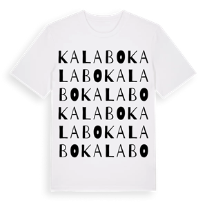 Kalabo ordlek t-shirt – ekologisk bomull t-shirt från Pinshirt