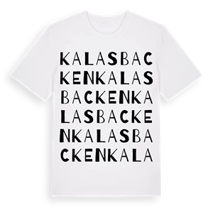 Kalasbacken ordlek t-shirt – ekologisk bomull t-shirt från Pinshirt