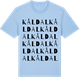 Blue Soul t-shirt med Kåldal ordlek t-shirt
