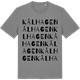 Mid Heather Gray t-shirt med Kålhagen ordlek t-shirt