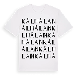 Kålhålan ordlek t-shirt – ekologisk bomull t-shirt från Pinshirt