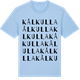 Blue Soul t-shirt med Kålkulla ordlek t-shirt