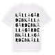 Källagården ordlek t-shirt