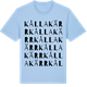 Blue Soul t-shirt med Kållakärr ordlek t-shirt