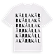 Kållakärr ordlek t-shirt
