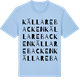 Blue Soul t-shirt med Källarebacken ordlek t-shirt