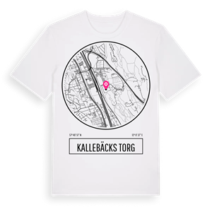 Kallebäcks torg t-shirt – ekologisk bomull t-shirt från Pinshirt