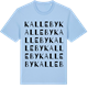 Blue Soul t-shirt med Kalleby ordlek t-shirt