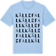Blue Soul t-shirt med Källefall ordlek t-shirt