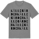 Mid Heather Gray t-shirt med Källegården ordlek t-shirt
