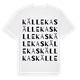 Källekas ordlek t-shirt