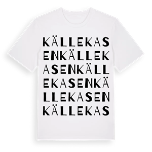 Källekasen ordlek t-shirt – ekologisk bomull t-shirt från Pinshirt