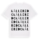 White t-shirt med Kållered C ordlek t-shirt
