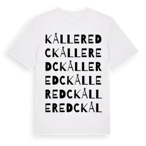 Kållered C ordlek t-shirt – ekologisk bomull t-shirt från Pinshirt