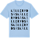 Blue Soul t-shirt med Källerydsås ordlek t-shirt