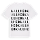 Kallhed ordlek t-shirt