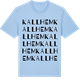 Blue Soul t-shirt med Kallhem ordlek t-shirt