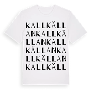Kallkällan ordlek t-shirt – ekologisk bomull t-shirt från Pinshirt
