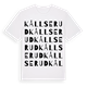 Kållserud ordlek t-shirt