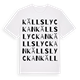 Källslyckan ordlek t-shirt