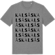 Mid Heather Gray t-shirt med Kalsås ordlek t-shirt