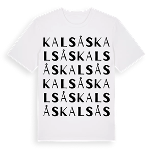 Kalsås ordlek t-shirt – ekologisk bomull t-shirt från Pinshirt