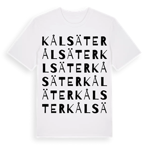 Kålsäter ordlek t-shirt – ekologisk bomull t-shirt från PinShirt