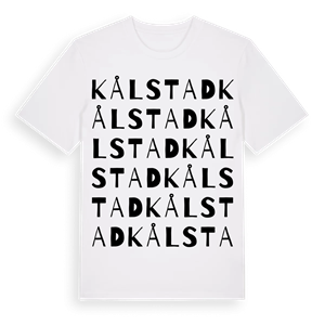 Kålstad ordlek t-shirt – ekologisk bomull t-shirt från Pinshirt