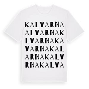 Kalvarna ordlek t-shirt – ekologisk bomull t-shirt från Pinshirt