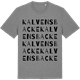 Mid Heather Gray t-shirt med Kalvens Backe ordlek t-shirt