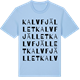 Blue Soul t-shirt med Kalvfjället ordlek t-shirt