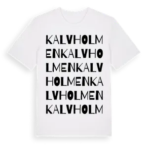 Kalvholmen ordlek t-shirt – ekologisk bomull t-shirt från Pinshirt