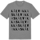 Mid Heather Gray t-shirt med Kålvikkas ordlek t-shirt