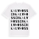 Kalvmossen ordlek t-shirt