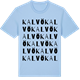 Blue Soul t-shirt med Kalvö ordlek t-shirt