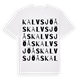 Kalvsjöås ordlek t-shirt