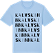 Blue Soul t-shirt med Kalvskinn ordlek t-shirt