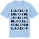 Blue Soul t-shirt med Kambo ordlek t-shirt