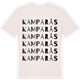 Vintage White t-shirt med Kamparås ordlek t-shirt