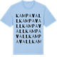 Blue Soul t-shirt med Kampavall ordlek t-shirt